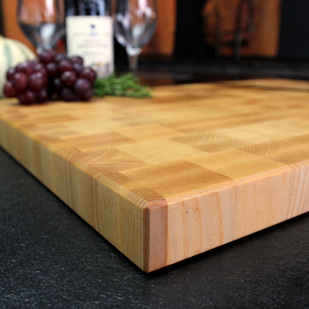 Ash End Grain Cutting Board detail view