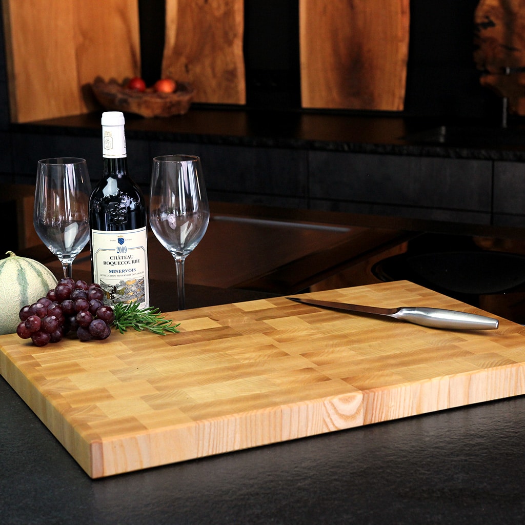 Ash End Grain Cutting Board handcrafted in Germany