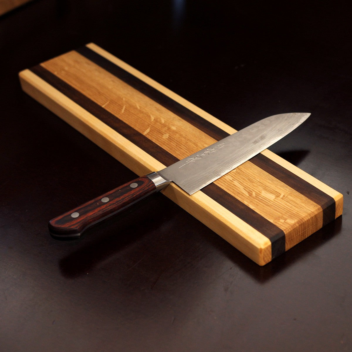 Oak, Birch & Walnut Magnetic Knife Rail handcrafted in Germany