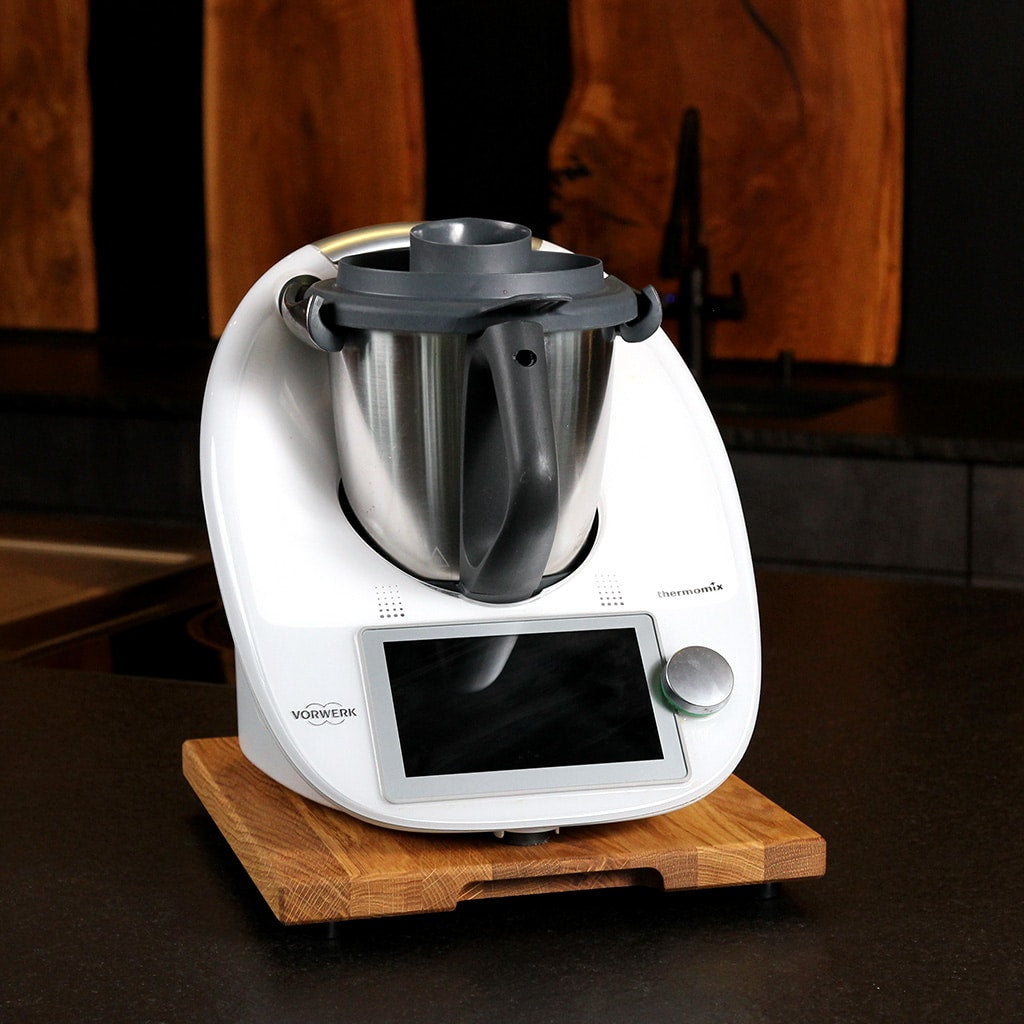 
Oak Thermomix Slider Board with Recessed Handle
