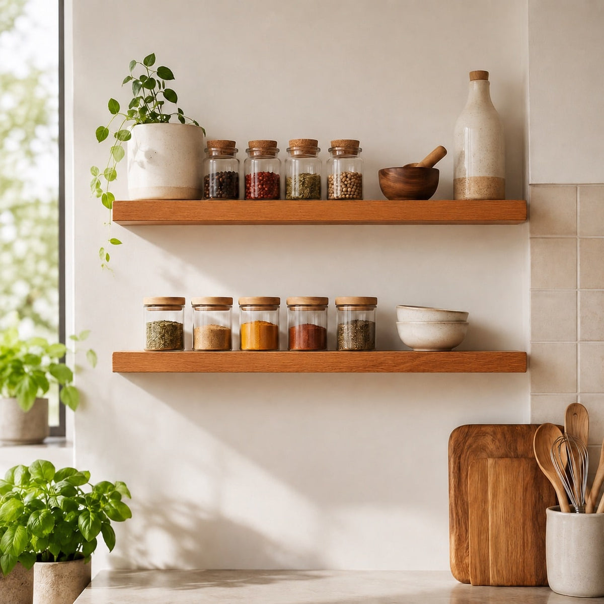 Cherry spice rack set