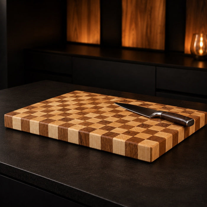Checkerboard End Grain Cutting Board