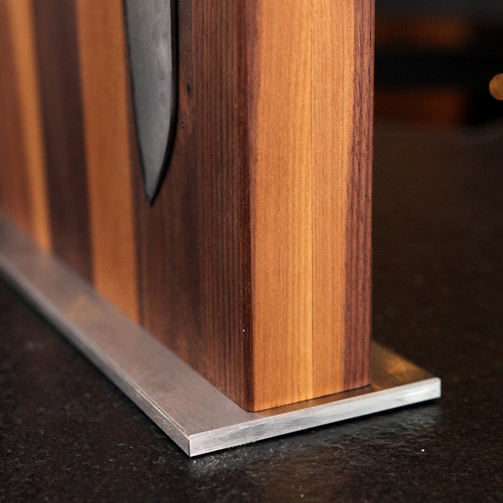 Walnut Magnetic Knife Block handcrafted solid wood magnetic knife block