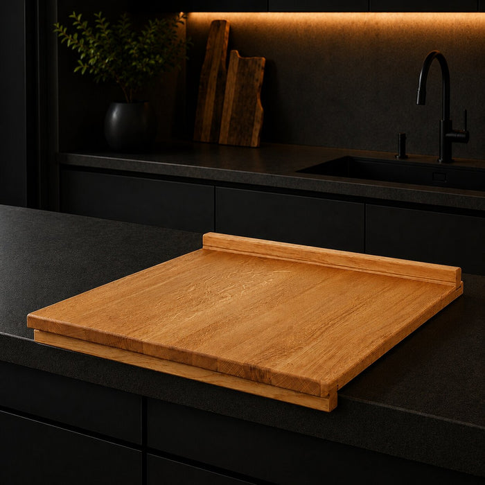 Wooden Pastry Board with Raised Edge